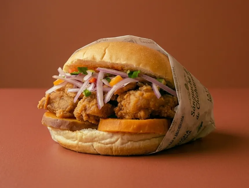 Sánguche de Chicharrón